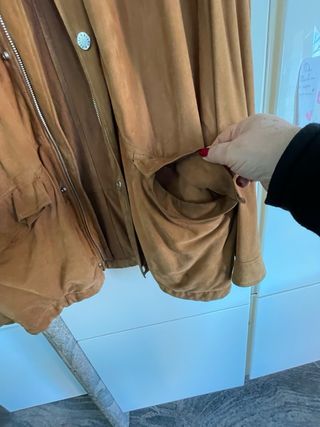 Giacca scamosciata uomo Tg 52