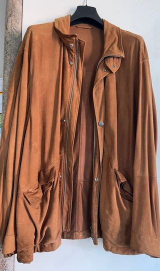 Giacca scamosciata uomo Tg 52