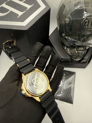 Reloj Philipp Plein Negro y Dorado