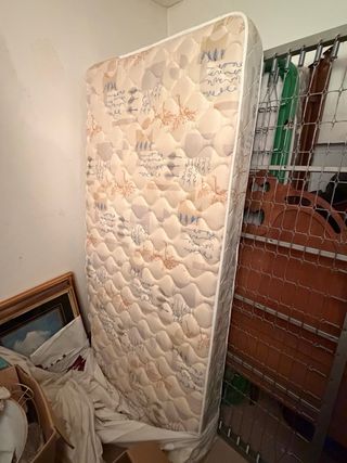 Somier 90/105cm Madera y Metal