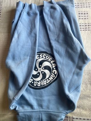 Sudadera Cantabra Surf Escuela Azul talla 9-10 año