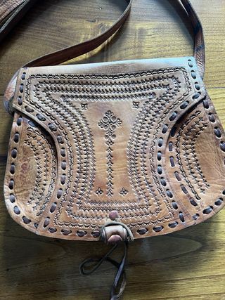 Bolso de cuero marroquí