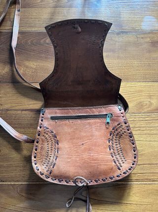 Bolso de cuero marroquí