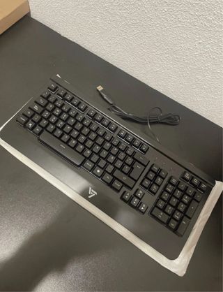 Teclado Gaming USB Victsing Negro