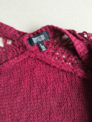 Chaqueta calada color rojo