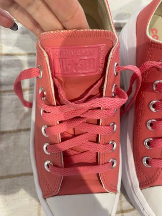Converse originales plataforma rosa talla 37.5