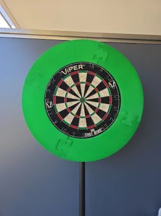 Tablero de dardos con soporte
