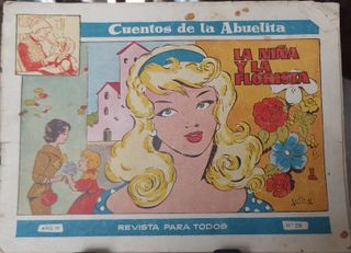 5 Cuentos-Tebeos de niñas antiguos (TBO01)