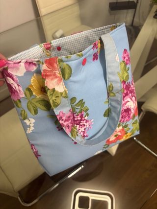 Bolso hecho a mano floral