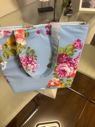 Bolso hecho a mano floral