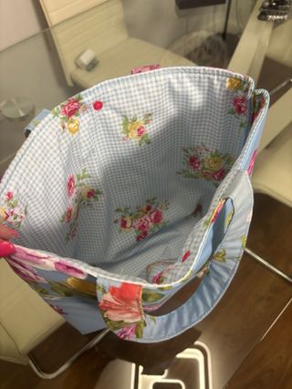 Bolso hecho a mano floral