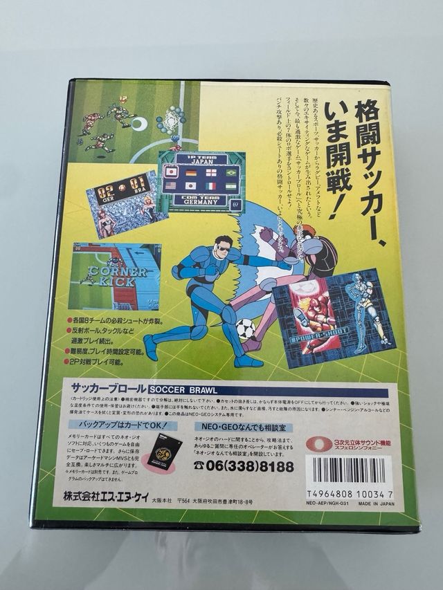 Soccer Brawl SNK Neo Geo AES NeoGeo NG Jap