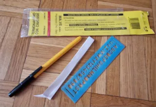 2 Set Marca Biancheria Termoadesivi