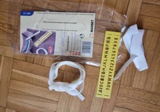 2 Set Marca Biancheria Termoadesivi