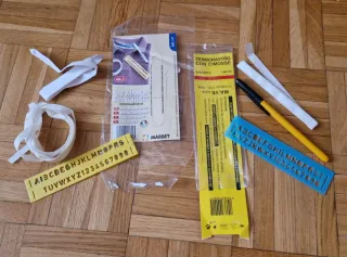 2 Set Marca Biancheria Termoadesivi