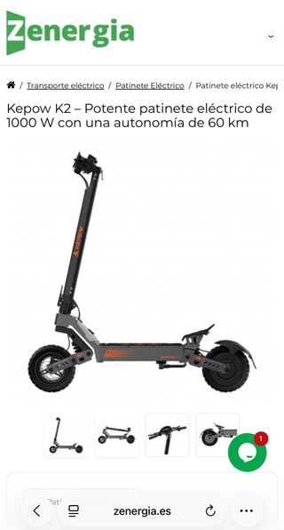 Patinete Eléctrico Kepow K2