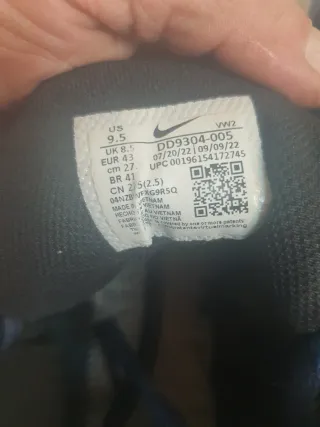 Zapatillas Nike Talla 43 Azul y Verde