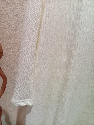 Blusa blanca talla grande 56/58