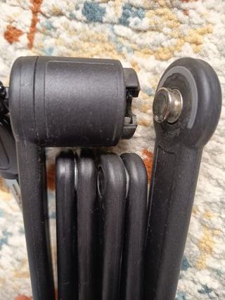 Candado plegable Crivit para bicicleta