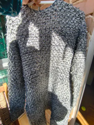 Abrigo cárdigan Kiabi gris talla única