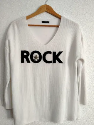 Jersey blanco grande ROCK