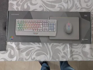 Pack Teclado, Ratón y Alfombrilla Mars Gaming