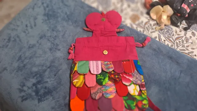 Mochila buho patchwork multicolor