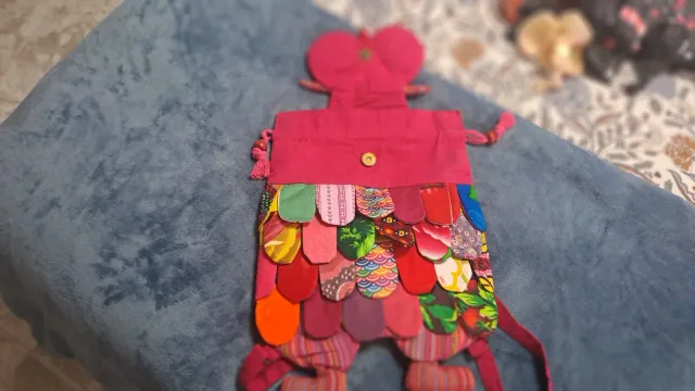 Mochila buho patchwork multicolor