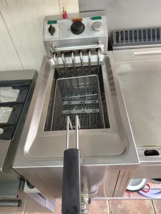 Freidora industrial acero inoxidable