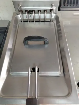 Freidora industrial acero inoxidable