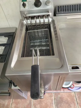 Freidora industrial acero inoxidable