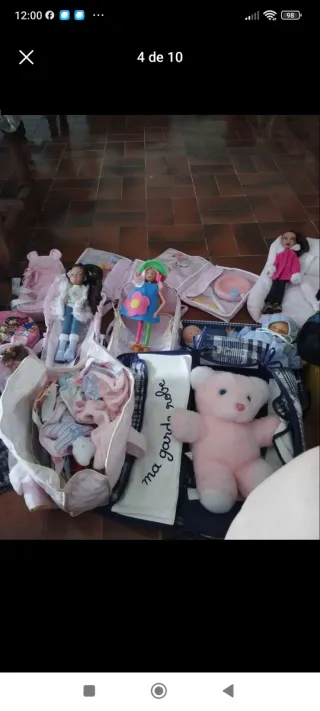 Lote de juguetes y muñecas