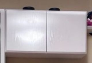 Armario colgante blanco 2 puertas