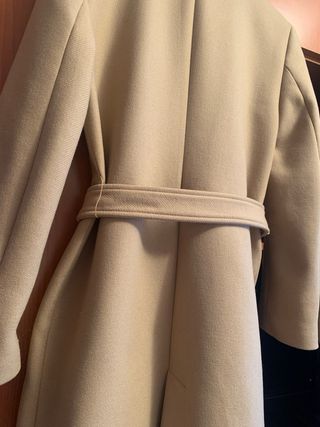 Abrigo Manteco Lana Marrón