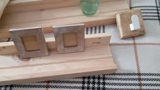 Lote 3 estanterías + decoración