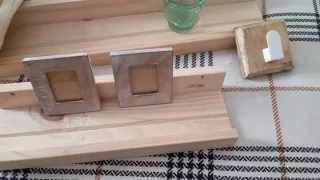 Lote 3 estanterías + decoración