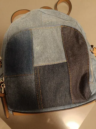 Mochila vaquera patchwork