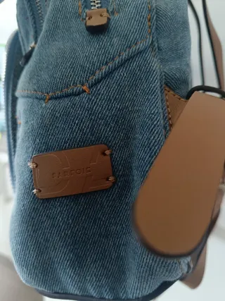 Mochila vaquera patchwork