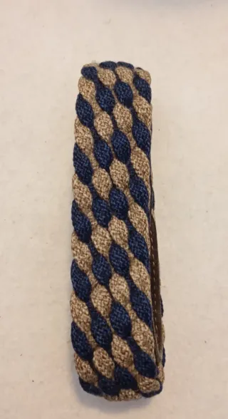 Cintura intrecciata uomo 100 cm