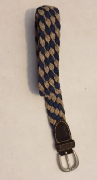 Cintura intrecciata uomo 100 cm