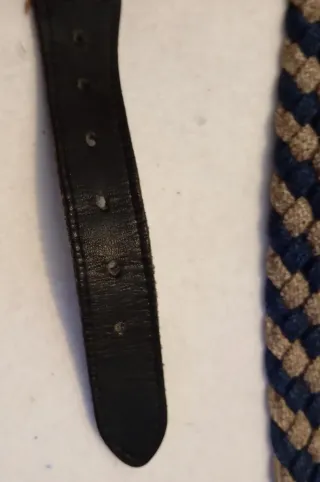 Cintura intrecciata uomo 100 cm