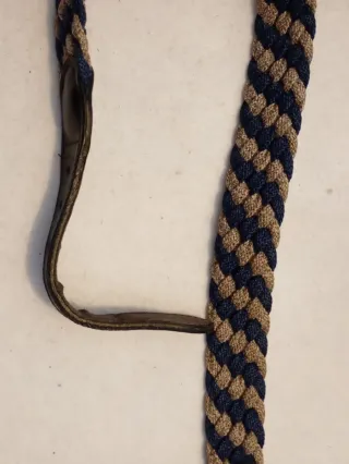 Cintura intrecciata uomo 100 cm