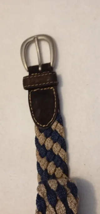 Cintura intrecciata uomo 100 cm