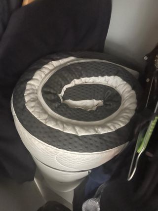 Sobre colchón viscoelástico nuevo 160x200x7cm