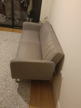 Sofá 2 plazas gris perla