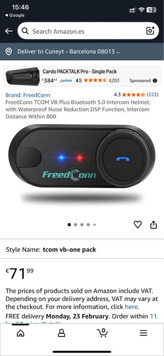 Intercomunicador Moto FreedConn Bluetooth