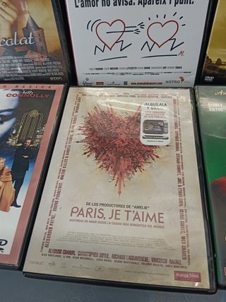 PACK 6 DVDs, películas romanticas