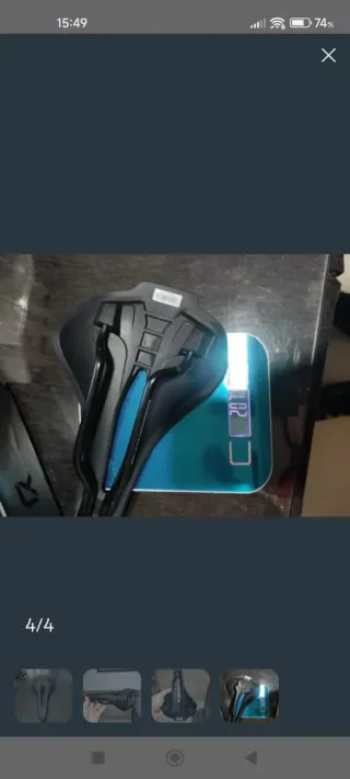 Sillín Ryet 250x135mm 7*7 207gr