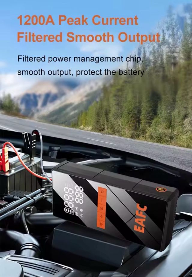 Arrancador Batería Coche/Moto etc.+ Bomba d Aire