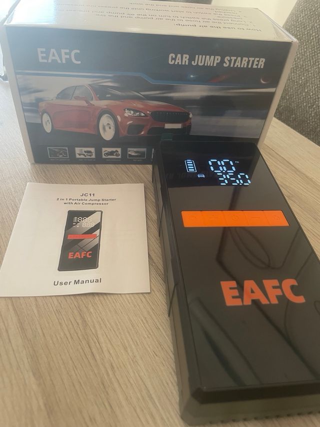 Arrancador Batería Coche/Moto etc.+ Bomba d Aire